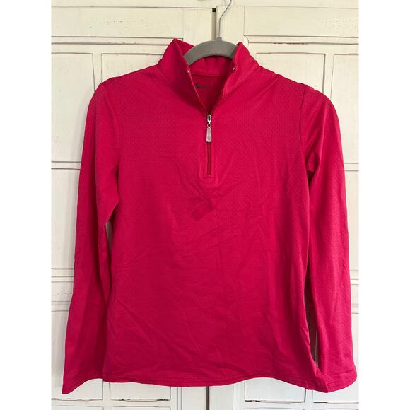 Swing womens size small red 1/4 zip pullover golf - Picture 1 of 3